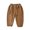 Coffee, variant on Lenpel Girls Boys' Pants Unisex Baby Toddler Elastic Waist Pleated Lantern Casual Trousers Spring Summer Clothes