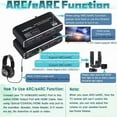 thumbnail image 4 of eARC HDMI Audio Extractor Converter 4K@60Hz,2x1 HDMI 2.0 Audio Extractor Switch 2 Input 1 Output 18Gbps with 7.1CH Atmos/eARC/ARC/Toslink/Coaxial/ 3.5mm Audio Out HDCP 2.2 DTS HDR, 4 of 6