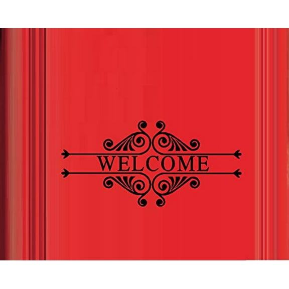 WELCOME (Door) #3 ~ WALL DECAL, HOME DECOR 11" X 18"