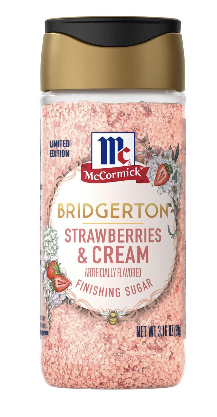 3 Limited Edition Bridgerton Lady Whistledown McCormick Finishing Sugars
