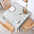 thumbnail image 5 of Floral 42" Square Waterproof Tablecloth, Floral Print Polyester Table Cover, 5 of 6