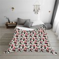 thumbnail image 7 of Salouo Christmas Cat Print Throw Blanket Gifts for Women Men Soft Flannel Blanket for Home Living Room Decor Bedroom Blanket Gifts for Mom Dad -60"x50", 7 of 7