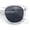 Clear - Black, variant on SA106 Polarized TAC Lens Retro Hipster Thin Keyhole Round Horn Rim Sunglasses / Black Frame - Orange Lens