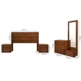 thumbnail image 4 of Recamara KS 5 Piezas Soreia Parota - Kessa Muebles, 4 of 5