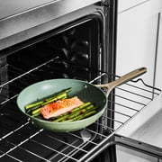Thyme & Table 12-Piece Non-Stick Supreme Cookware Set, Pots and Pans Set - Olive