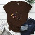 thumbnail image 1 of Pntutb Camiseta de moda para mujer Blusa con estampado de letras de manga corta y cuello redondo para mujer Pntutb Pntutb-3775, 1 of 8