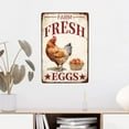 thumbnail image 6 of Chicken Vintage Metal Poster Farm Fresh Eggs Sign Decor-Retro Funny Metal Tin Sign for Kitchen Farmhouse Metal Tin Sign 8x12inch, 6 of 8
