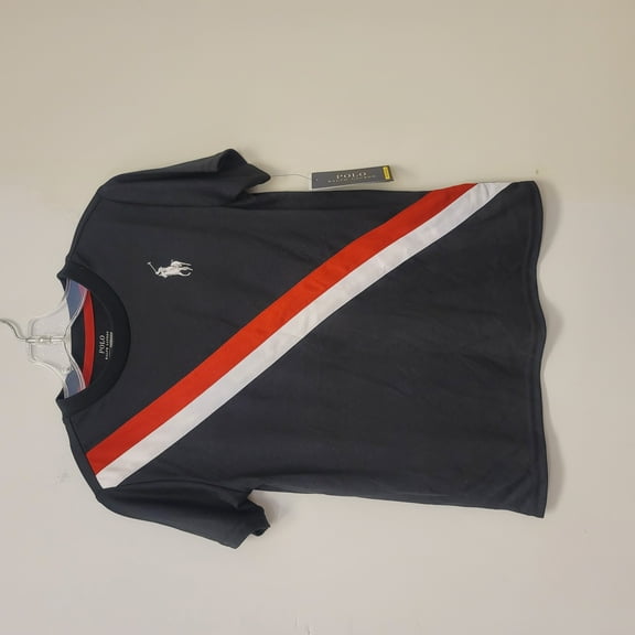 Polo Ralph Lauren BLACK Boy's Performance S/S T-Shirt, US 5