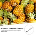 thumbnail image 3 of Houderco 12Ud Herramienta De Cocina Para Pelar Y Cortar Piña Acero Inoxidable Plateado, 3 of 7