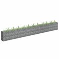thumbnail image 1 of vidaXL Gabion Raised Bed Galvanised Steel 450x30x60 cm, 1 of 4