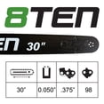 thumbnail image 6 of 8TEN 30 inch Chainsaw Bar .050 3/8 98DL for Husqvarna Jonsered 810-CCG2273B, 6 of 7
