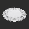 thumbnail image 2 of 10 Inch Disposable Paper Lace Doilies, Package of 500 White 10", 2 of 4