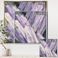 thumbnail image 2 of Géométrique Glacier Violet - Toile Encadrée Style Ferme Moderne, 2 of 3