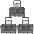 thumbnail image 3 of HOMEMAXS 3pcs Dishwasher Basket Dishwasher Utensil Basket Small Basket Dishwasher Silverware Rack, 3 of 8