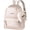 Beige, variante sur Vbiger Sac à Dos en Cuir pour Femmes, Sac à Main Cartable, Sacs d'École, Sacs de Jour Décontractés de Voyage pour Filles, Mini Sac à Dos, Noir