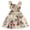 Off-white, variant on Esaierr Toddler Girl Summer Dress Sleeveless Dress Chiffon Floral Prin Dress for 4T-11T