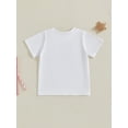 thumbnail image 5 of BemeyourBBs All American Cousin Crew Shirts Kids Toddler Baby Boys 4th of July T Shirt Patriot Independent Day Outfit Short Sleeve Letter American Flag Print Loose Fit Summer T-shirt Pullover Tops, 5 of 9