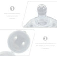 thumbnail image 2 of EeaseMX 2 juegos de protectores de pezones de silicona transparentes para lactancia materna con cajas, 2 of 7