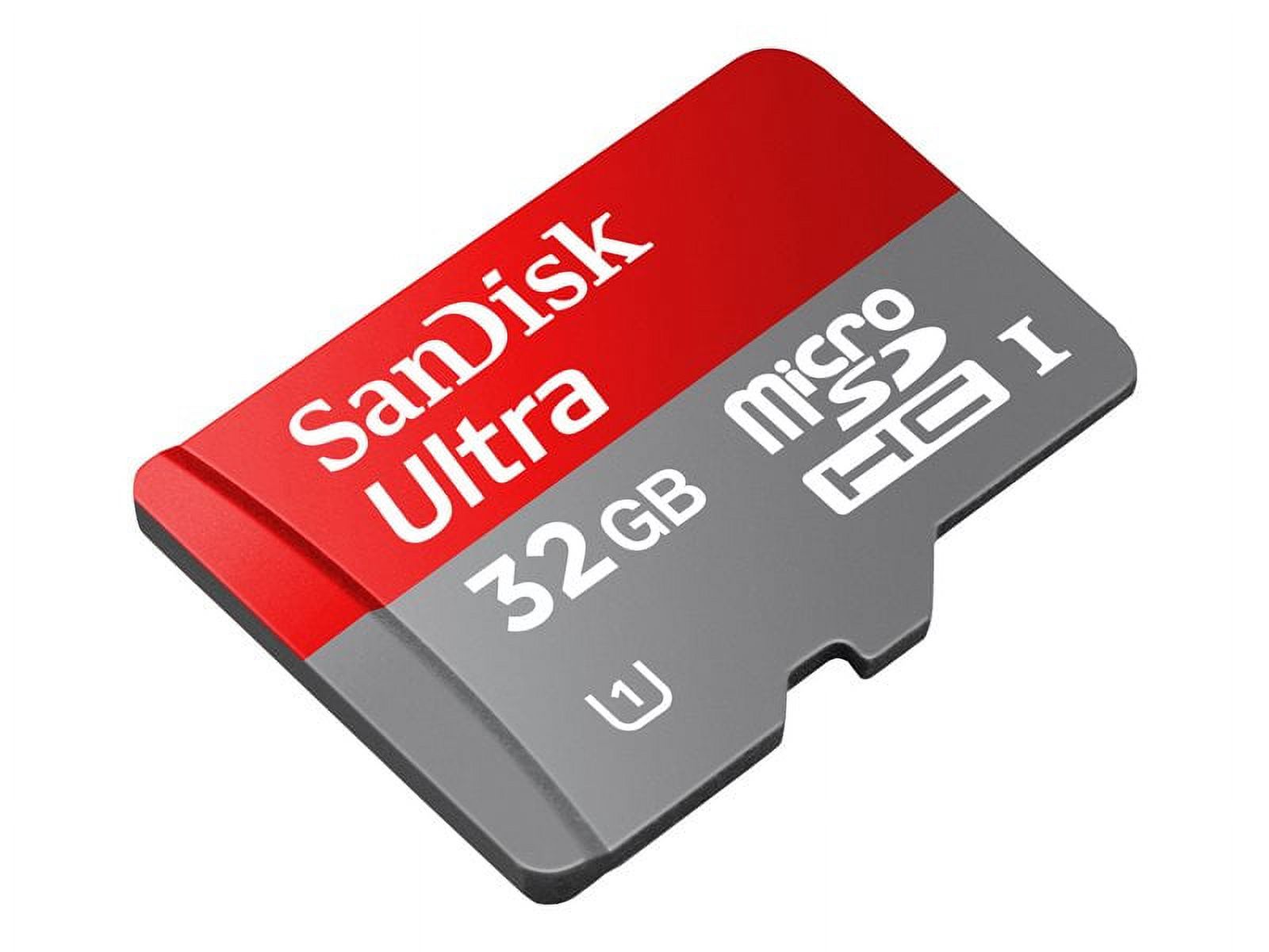 SanDisk Ultra - Flash memory card (miniSDHC to SD adapter included) - 32 GB - Class 10 - microSDHC UHS-I - image 3 of 16