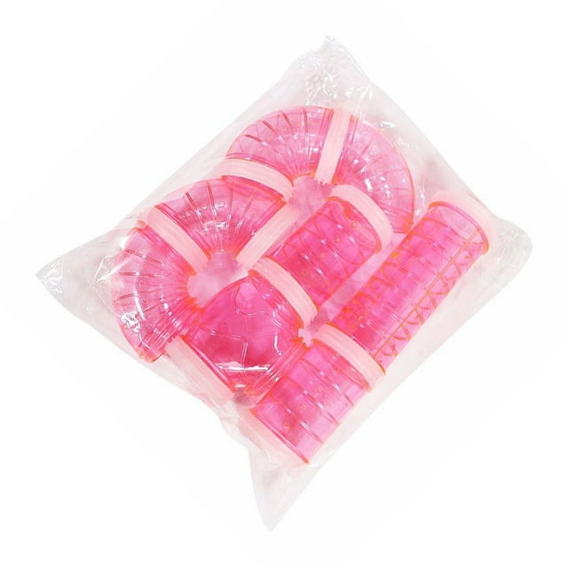 ZheElen External Connection Tunnel Track Toy Hamster Tubes For Fun And Interesting pink 1Set