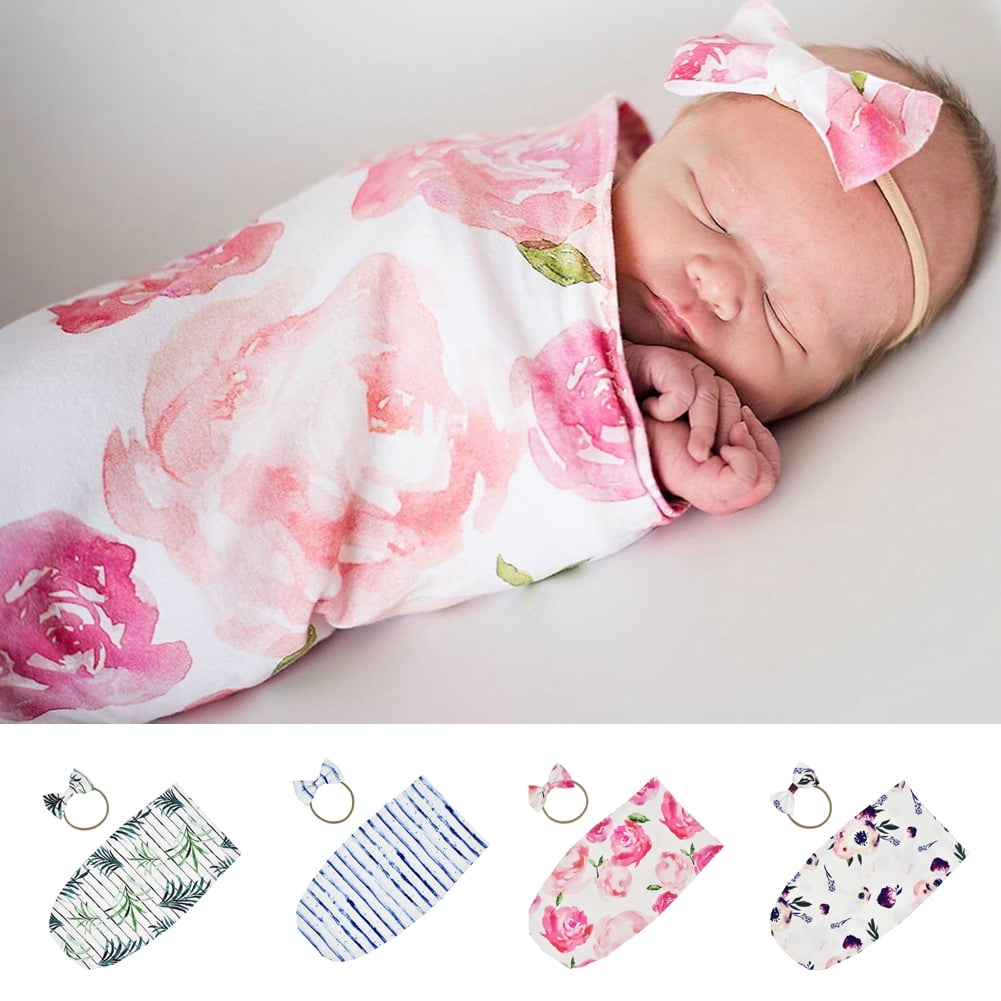 Newborn Infant Muslin Swaddle Soft Sleeping Blanket Wrap Bath Shower Towel T 