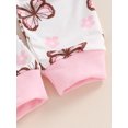thumbnail image 7 of Suealasg Baby Girl Fall Outfits 6M 1T 2T 3T 4T Toddler Girl Clothes Long Sleeve Floral Butterfly Print Pullover Tops +Long Pants+Headband 3Pcs Little Girl Casual Autumn Tracksuit Clothing, 7 of 7