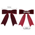 thumbnail image 2 of 2PCS Velvet Hair Bows Girls Hair Clips Ponytail Holder Accessories for Women Girls, 2 of 7