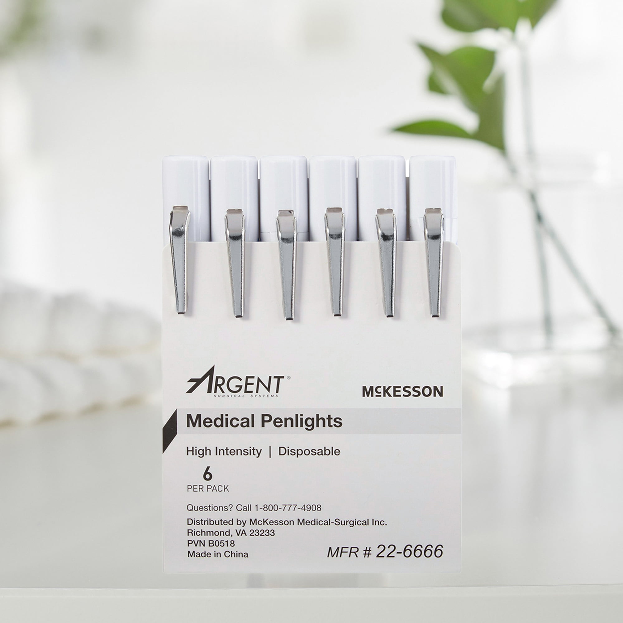 McKesson Disposable Penlight, White Light at