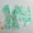 Green, variant on Piuwrlz Green Swimsuit Kids Girls Swimming Suit Two Piece Loose Swimwear Green Size 6T