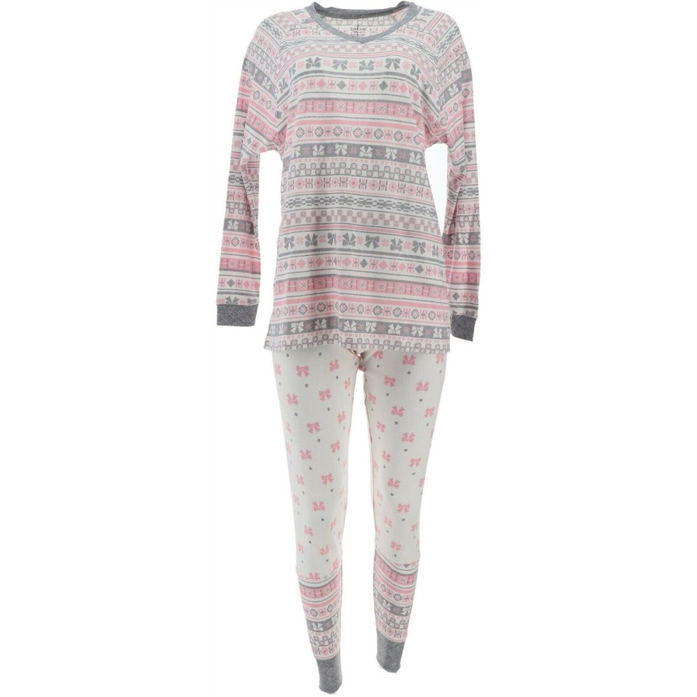 ClimateRight by Cuddl Duds Cuddl Duds Apres Ski Fairisle Pajama Set
