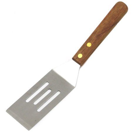 

Chef Craft Select Stainless Steel Slotted Wooden Handle Cookie Spatula 8 inches in Length Natural