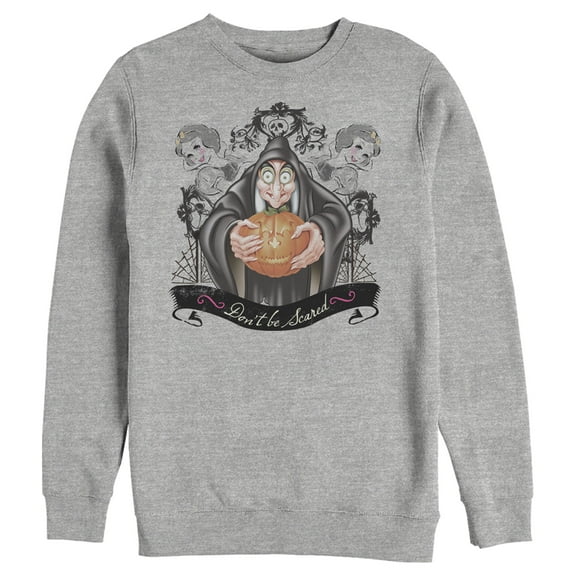 Men's Snow White and the Seven Dwarfs Evil Queen Pumpkin Sweatshirt Athletic Heather Small