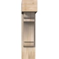 thumbnail image 2 of Ekena Millwork 7 1/2"W x 26"D x 30"H Olympic Block Smooth Bracket w/ Offset Brace, Douglas Fir, 2 of 25