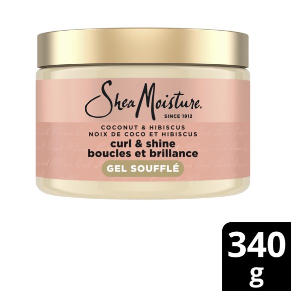 SheaMoisture Gel Soufflé Curl & Shine Coconut & Hibiscus for Curly Hair, 340 g