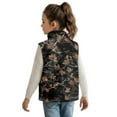 thumbnail image 2 of Garronmavis Cute Black Camo Full Zip Vest Comfortable Girls Sleeveless Vests 4T Stylish Lightweight Sleeveless Jackets Outerwear with Pockets Fashion Warm Winter Coat with Pocket, 2 of 7