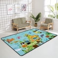 thumbnail image 4 of Crawling Indoor Carpet Play Mat Animals World for Living Room Bedroom Educational Nursery Floor Mat Area Rugs 80x58in, 4 of 6