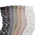 thumbnail image 3 of Bocaoying 7 Pairs Sheer Socks for Women, Nylon Mesh Ankle Fancy Socks with Reinforced Heel and Toe, Breathable Dress Socks for Women, Size 5-9, Black/Coffee/Green/Gray/Khaki/Pink/White, 3 of 9