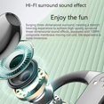 thumbnail image 4 of Auriculares inalámbricos con micrófono integrado, sonido estéreo, auriculares deportivos y soporte para tarjeta TF., 4 of 6