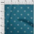 thumbnail image 2 of oneOone Velvet Teal Blue Fabric Block Sewing Craft Projects Fabric Prints By Yard 58 Inch Wide, 2 of 4