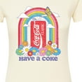 thumbnail image 3 of Coca-Cola - Have A Coke Rainbow - Juniors Fitted Graphic T-Shirt, 3 of 5
