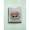 thumbnail image 3 of Fun Cool Summer Trendy Graphic Symbol Women's Sweatshirt, 3 of 4