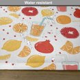 thumbnail image 6 of Ambesonne Orange Place Mats Set of 4, Fruits Juice Lemon, Standard Size, Apricot Ruby, 6 of 6