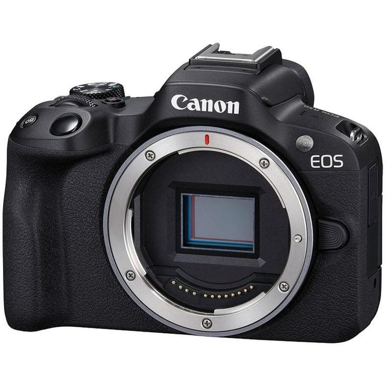 Canon EOS R50 Mirrorless Camera with RF-S 18-45mm + 420-800mm