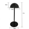 thumbnail image 4 of HJQEQVD Black Metal Freestanding Wig Holder and Hat Rack Stand with Dome Shape for Salon Cap Rack Baseball Cap Rack Wig Holder, 4 of 5