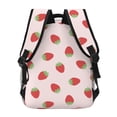 thumbnail image 4 of Pofeuu Strawberry Print Backpack for Men and Women - Basic Bookbag Casual Daypack Backpacks for College Work Travel-One Size, 4 of 5