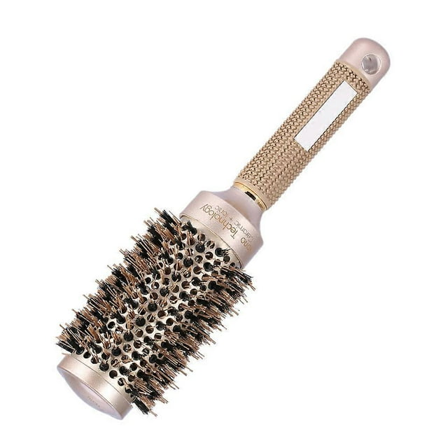 Salon Hairdressing Curling Hair Style Brushes Healthy Ceramic Iron Round Comb 45mm