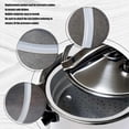 thumbnail image 5 of 26 cm inner rubber seal gasket for pressure cooker white, 5 of 5