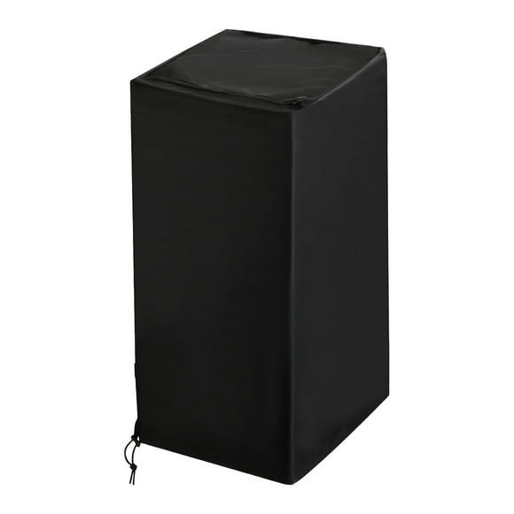 Protector de cubierta de aire evaporativo de 32 cm x 32 cm x 65 cm, protección de unidad premium compacta Negro