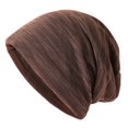 thumbnail image 1 of 2025 New Solid Color Hats For Man Male Classical Hip Hop Bonnet Caps Soft Cotton Windproof Headgear Autumn Spring coffee One Size, 1 of 6