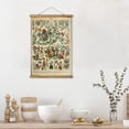 thumbnail image 2 of Wildflowers Poster, Handmade Vintage Poster with Wooden Frame, 2 of 4